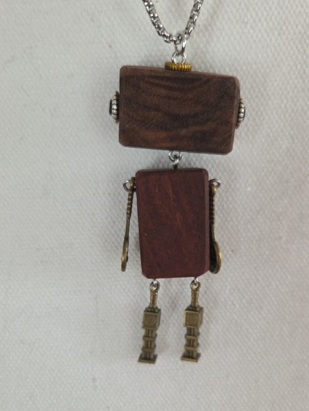 NWOT Steampunk Robot Necklace - Picture 5 of 7